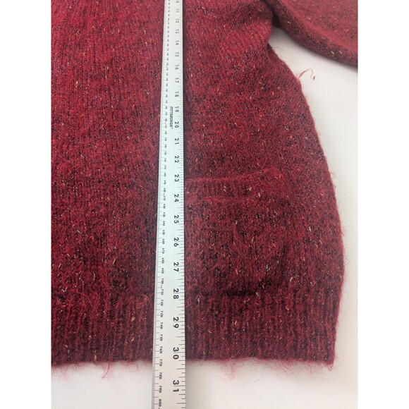 Paul & Duffier Mohair Blend Sweater With Pockets Sz M Long Tunic Oversized - Picture 7 of 11